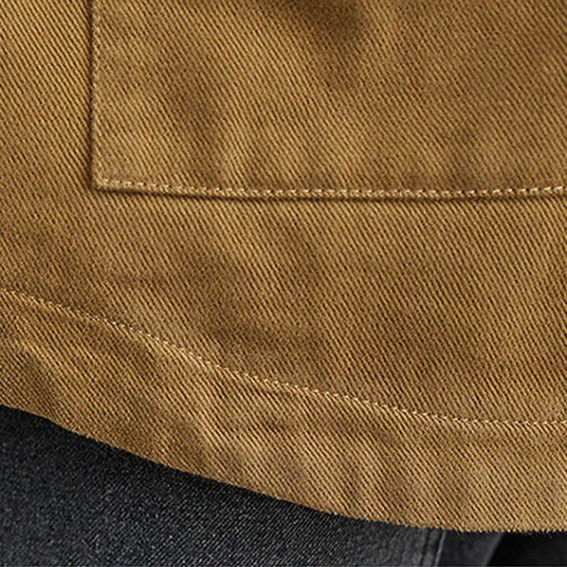 Buddha Stones Solid Color Women's Long Sleeve Cotton Blazer Jacket With Pockets - image 9