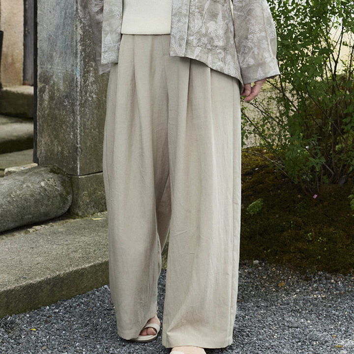 Buddha Stones Plain Ankle-Length Women's Pants With Pockets For Older Adults - image 6
