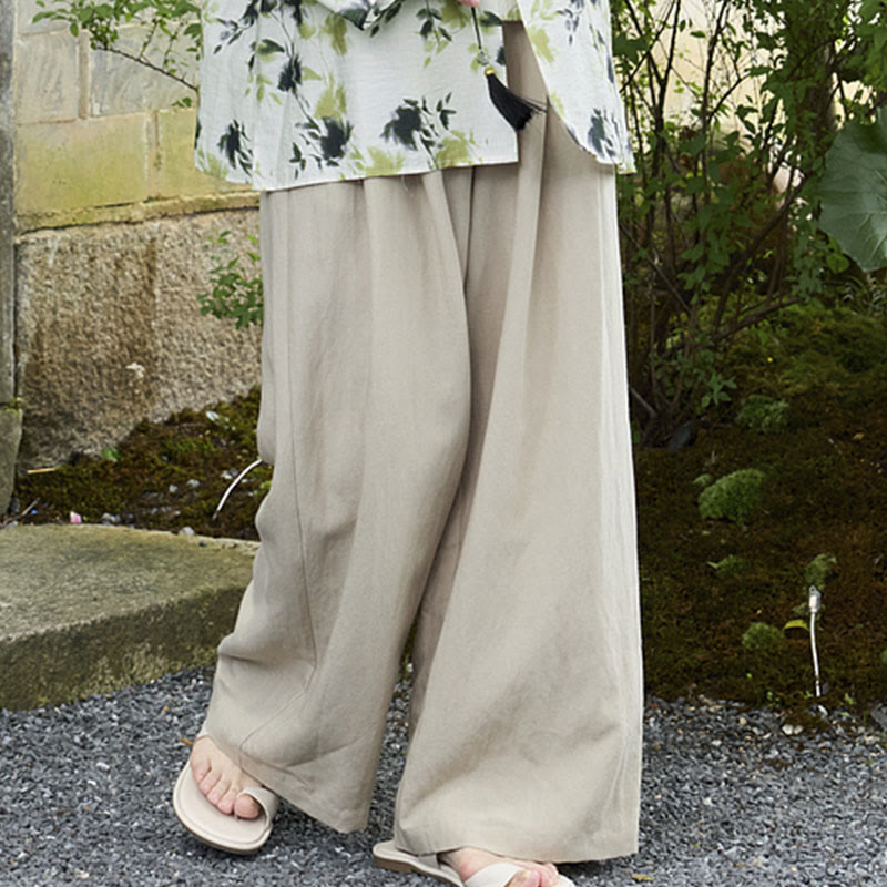 Buddha Stones Plain Ankle-Length Women's Pants With Pockets For Older Adults - image 9