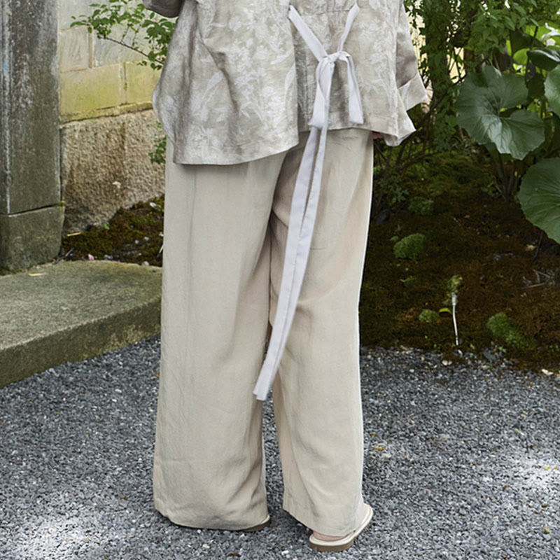 Buddha Stones Plain Ankle-Length Women's Pants With Pockets For Older Adults - image 13