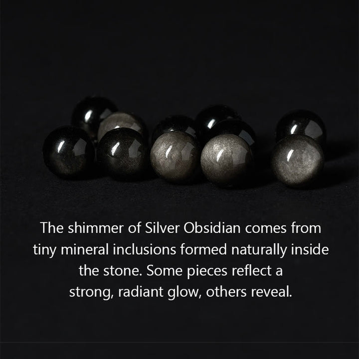 Buddha Stones Tiger Eye Silver Sheen Obsidian Om Mani Padme Hum Horse PiXiu Beast Courage Bracelet - image 8