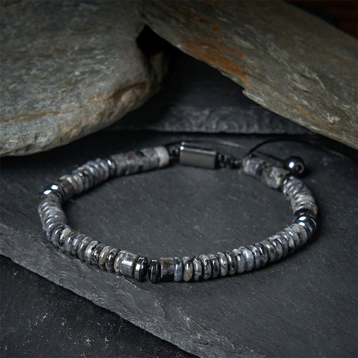 FREE Today: Strength and Luck Small Black Obsidian Green Aventurine Grey Jasper Tiger Eye Bracelet - image 8