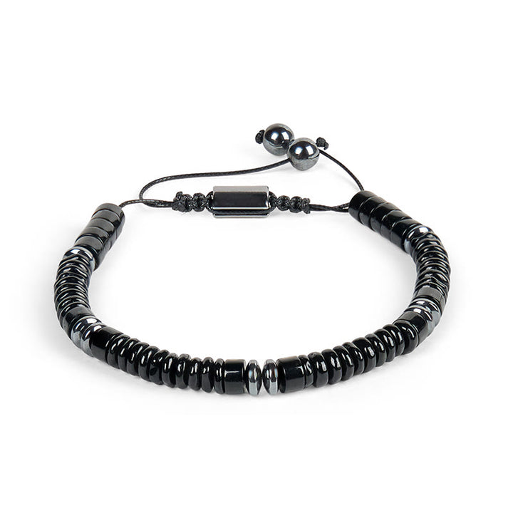 Buddha Stones Small Black Obsidian Green Aventurine Grey Jasper Tiger Eye Strength Rope Bracelet - image 11