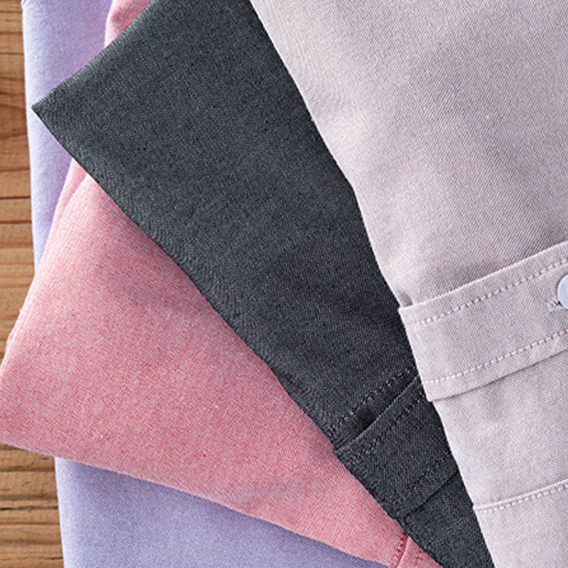 Buddha Stones Solid Color Long Sleeve Buttons Down Design Men Cotton Shirt Clothing - image 25