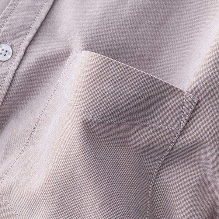 Buddha Stones Solid Color Long Sleeve Buttons Down Design Men Cotton Shirt Clothing - image 17