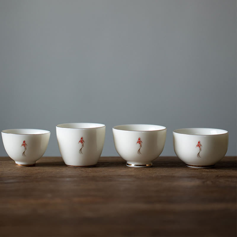 Buddha Stones Koi Fish Teacup Kung Fu Tea Cup - image 14