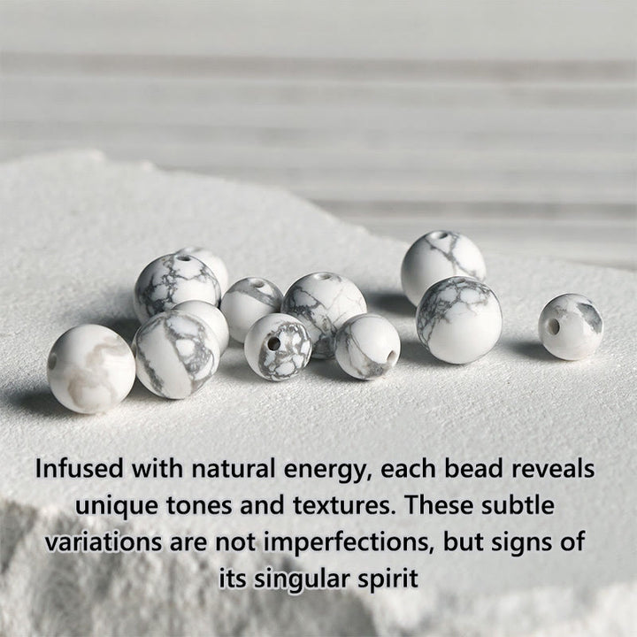 Buddha Stones 925 Sterling Silver Lotus Design Natural White Turquoise Wealth Bracelet - image 15