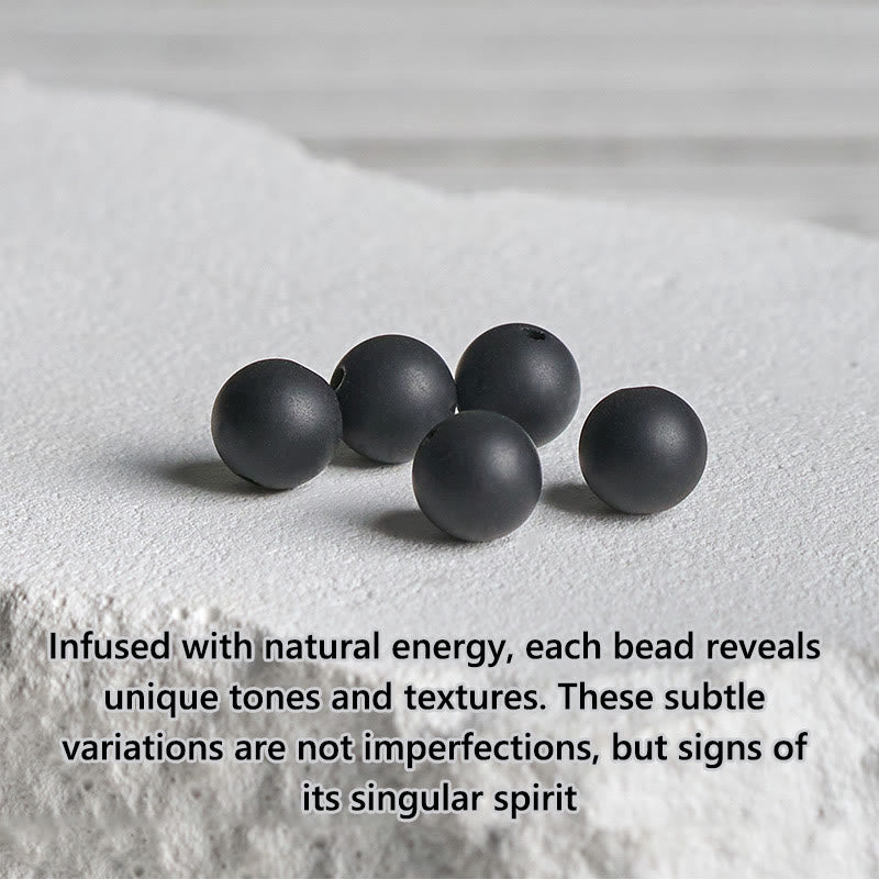 FREE Today: Fortune and Protection Natural Frosted Black Onyx Picture Jasper Bracelet - image 6