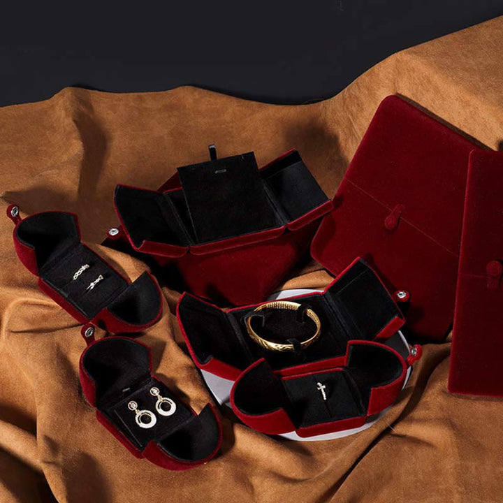 Jewelry Storage Box Flannel Gift Box - image 2