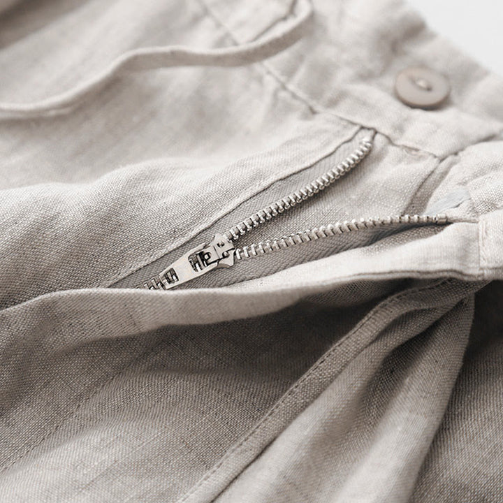 Buddha Stones Casual Solid Color Rope Women's Cotton Pants With Pockets - image 20