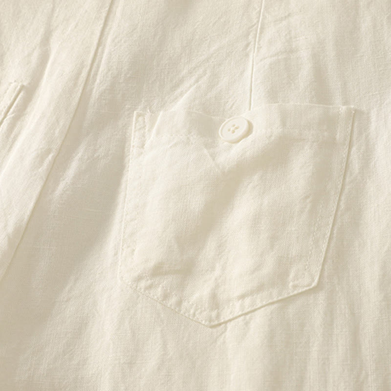 Buddha Stones Casual Plain Rope Women's Cotton Pants With Pockets - image 12