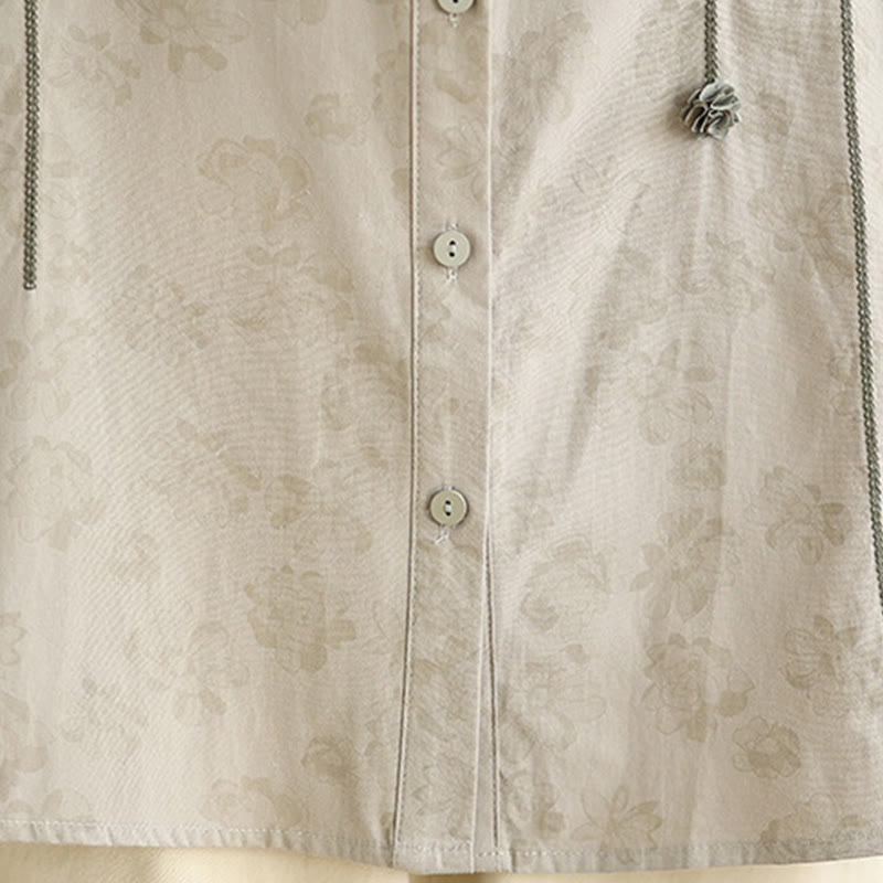 Buddha Stones Casual Embroidered Florals Women's Long Sleeve Polyester Shirt - image 19