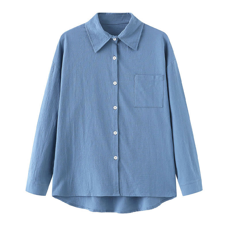 Buddha Stones 2Pcs Long Sleeve Shirt Top With Pockets Drawstring Capri Pants Meditation Cotton Clothing Women's Set - image 20