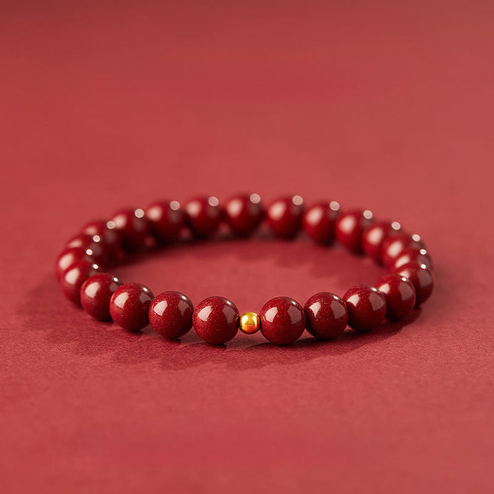 Buddha Stones "Wishing Protection and Energy" Cinnabar Bracelet Includes Gift Message Card - image 14