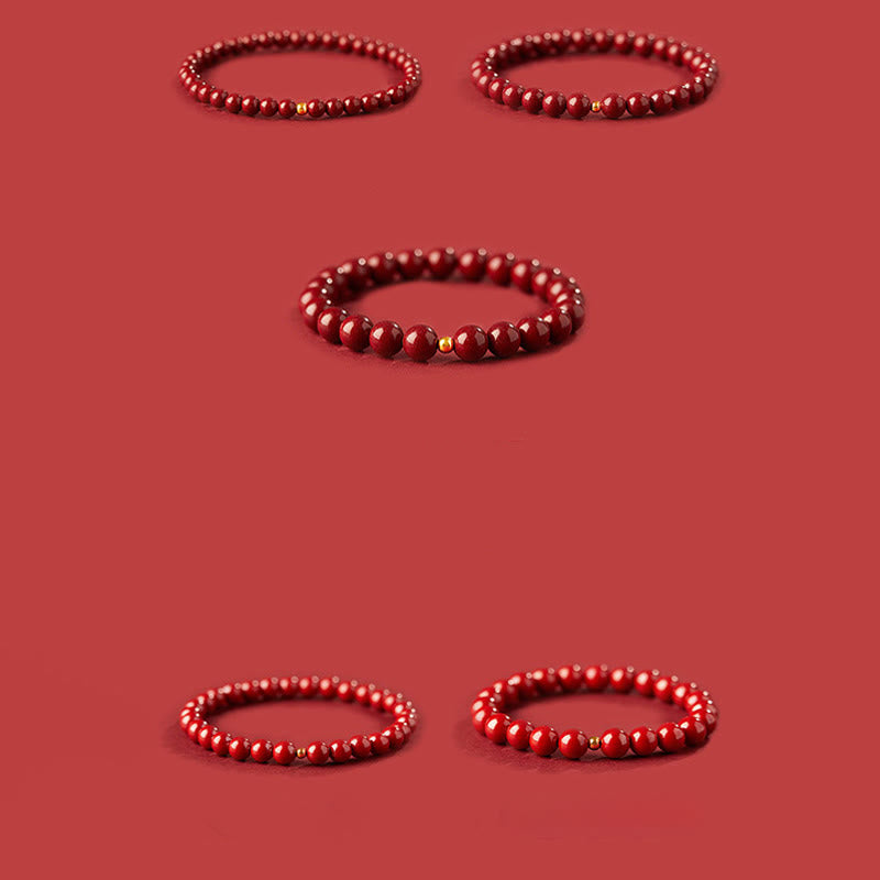 Buddha Stones "Wishing Protection and Energy" Cinnabar Bracelet Includes Gift Message Card - image 28