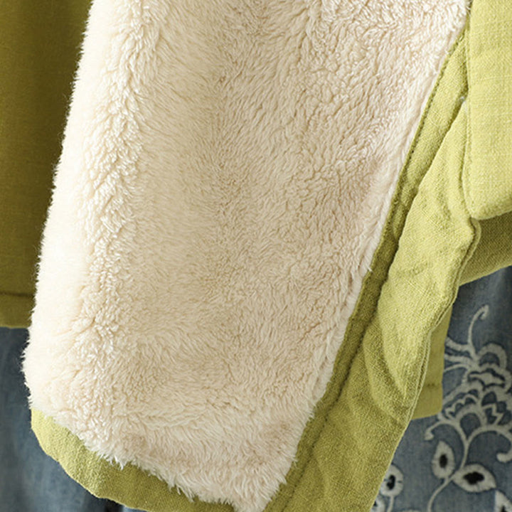 Buddha Stones Drawstring Zen Meditation Women's Long Sleeve Jacket - image 5