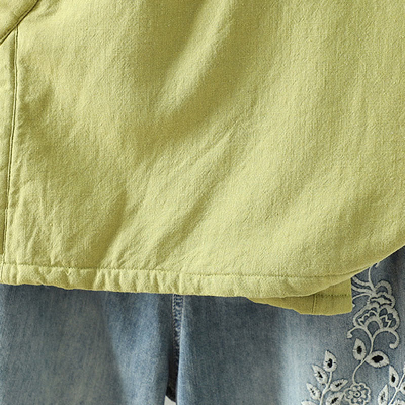 Buddha Stones Drawstring Zen Meditation Women's Long Sleeve Jacket - image 7