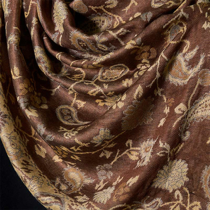 Buddha Stones Spring Cashew Flower Floral Pattern Tassel Soft Scarf Shawl - image 3