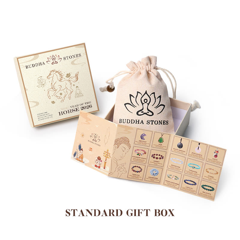 Buddha Stones "Wishing Endless Luck and Energy" Endless Knot Bracelet Includes Gift Message Card - image 4