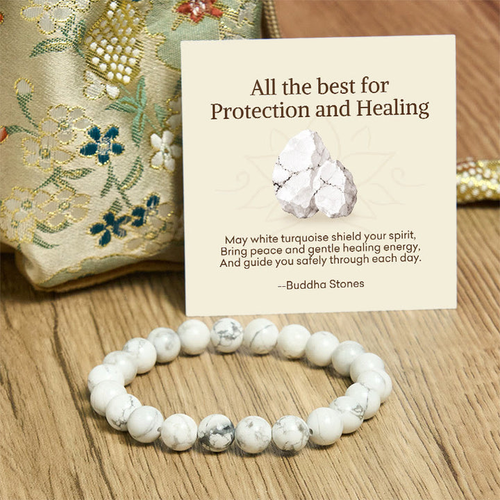 Buddha Stones "All the Best for Love and Harmony" Stone Quartz Bracelet Includes Gift Message Card - image 36