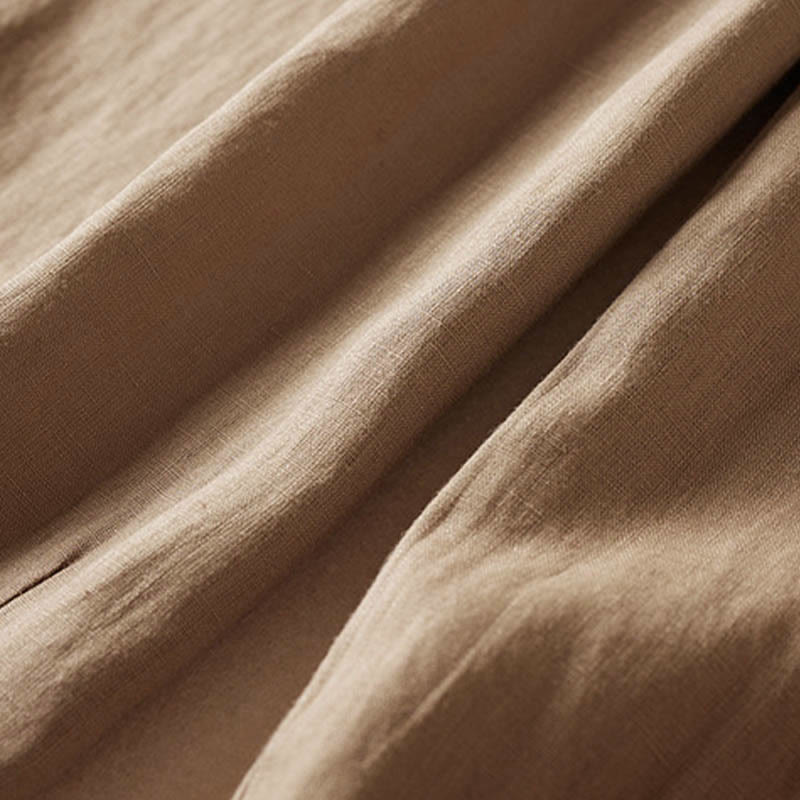 Buddha Stones Summer Small Flower Embroidery  Harem Pants With Pockets - image 8