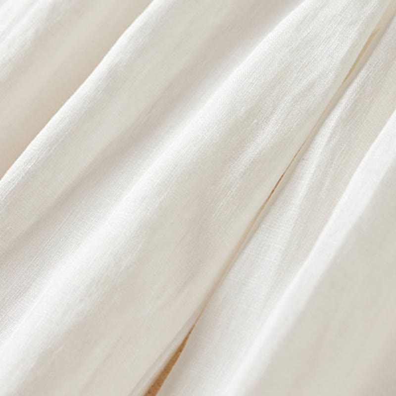 Buddha Stones Summer Small Flower Embroidery  Harem Pants With Pockets - image 20