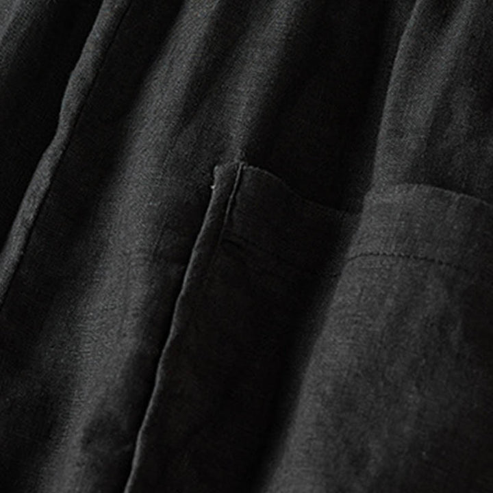 Buddha Stones Summer Small Flower Embroidery  Harem Pants With Pockets - image 39