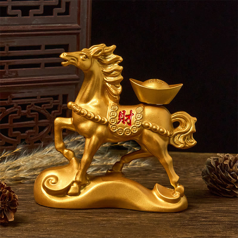 Buddha Stones "Wishing You Success and Good Fortune" Year of the Horse Decor Includes Gift Message Card - image 4
