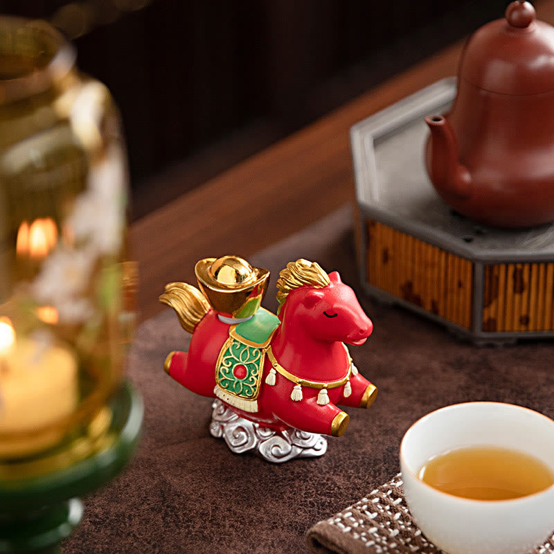 Buddha Stones Chinese Zodiac Year Of The Horse Fu Character Prosperity Home Decoration - image 13