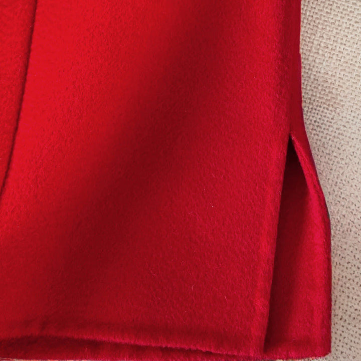 Buddha Stones Winter Embroidery Buttons Design Long Sleeve Women's Cotton Jacket With Pockets - image 10