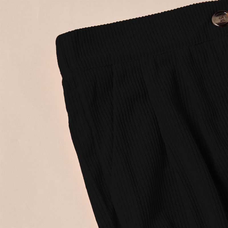 Buddha Stones Casual Corduroy Straight-leg Women's Pants With Pockets - image 9