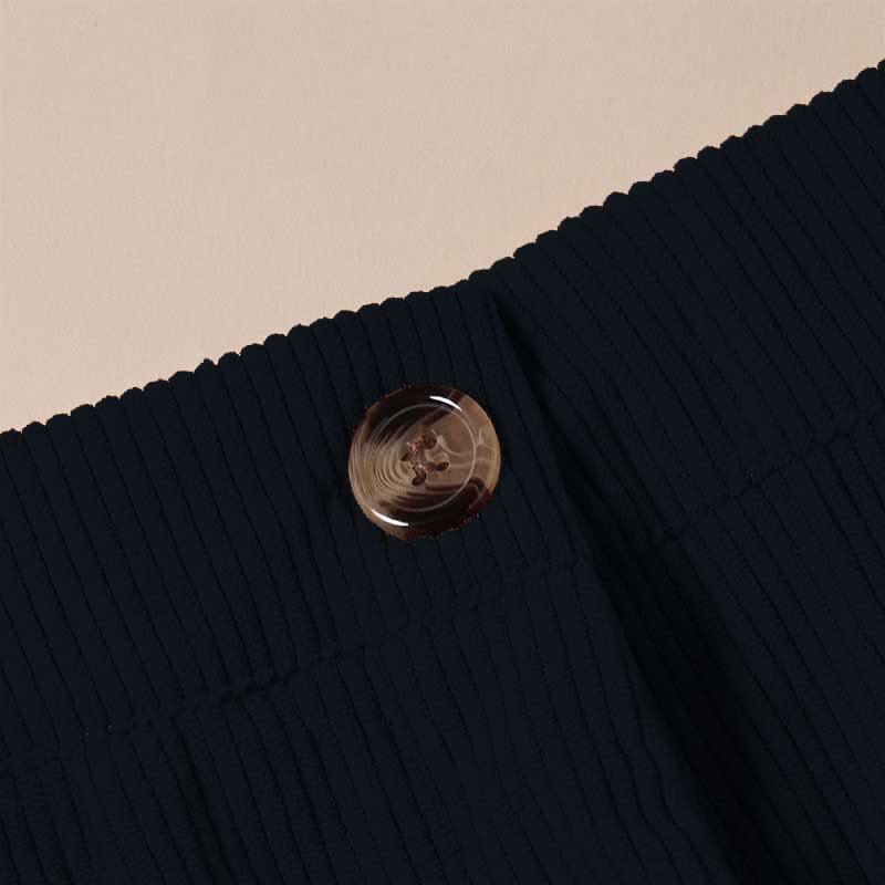 Buddha Stones Casual Corduroy Straight-leg Women's Pants With Pockets - image 11