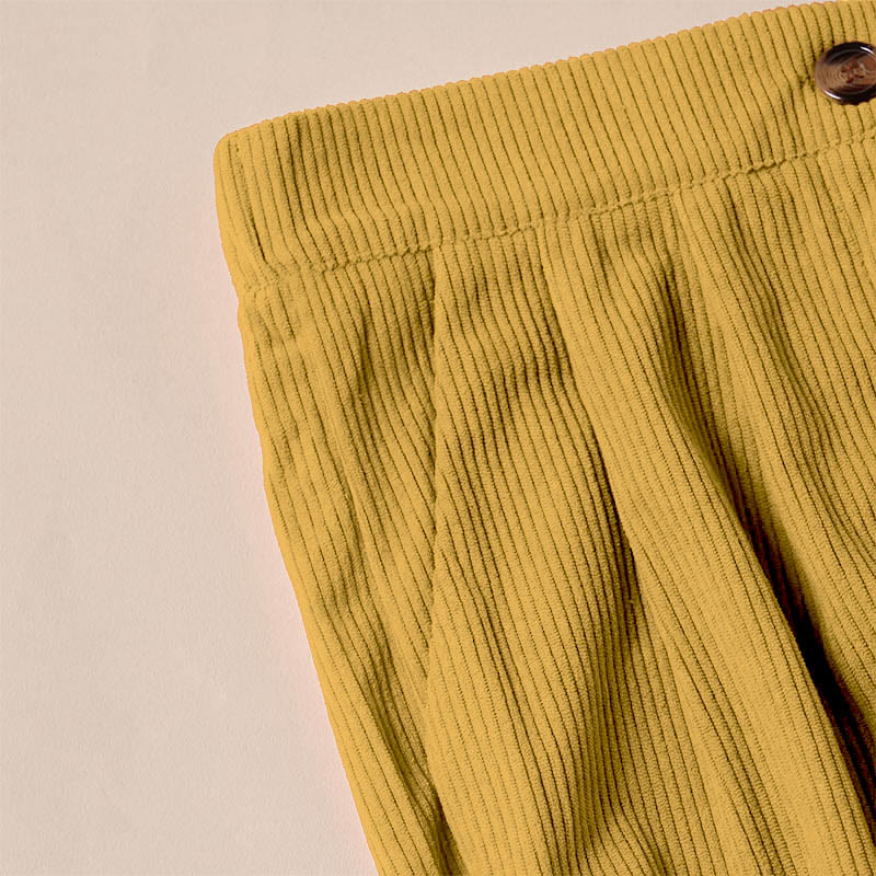 Buddha Stones Casual Corduroy Straight-leg Women's Pants With Pockets - image 24