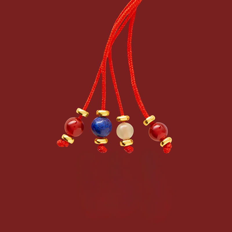 Buddha Stones Copper Plated 18k Gold Year Of The Horse Fu Character Red String Luck Braided Bracelet - image 10