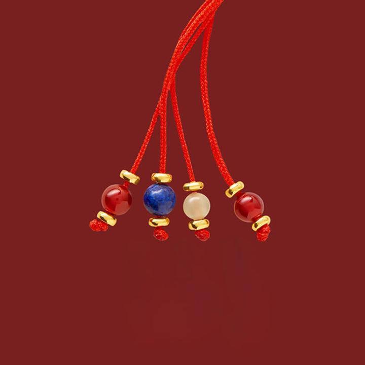 Buddha Stones Copper Plated 18k Gold Year Of The Horse Fu Character Red String Luck Braided Bracelet - image 10