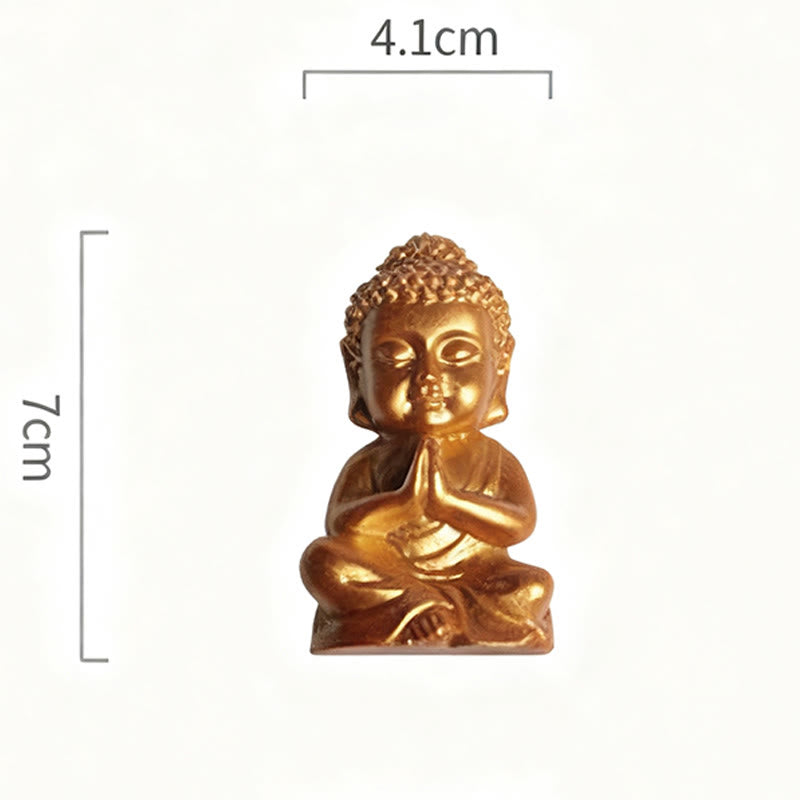 Buddha Stones Tathagata Buddha Statue Refrigerator Fridge Magnet Home Decoration - A2 Style 4.1*7*3cm(With Back Magnetic) - image 3