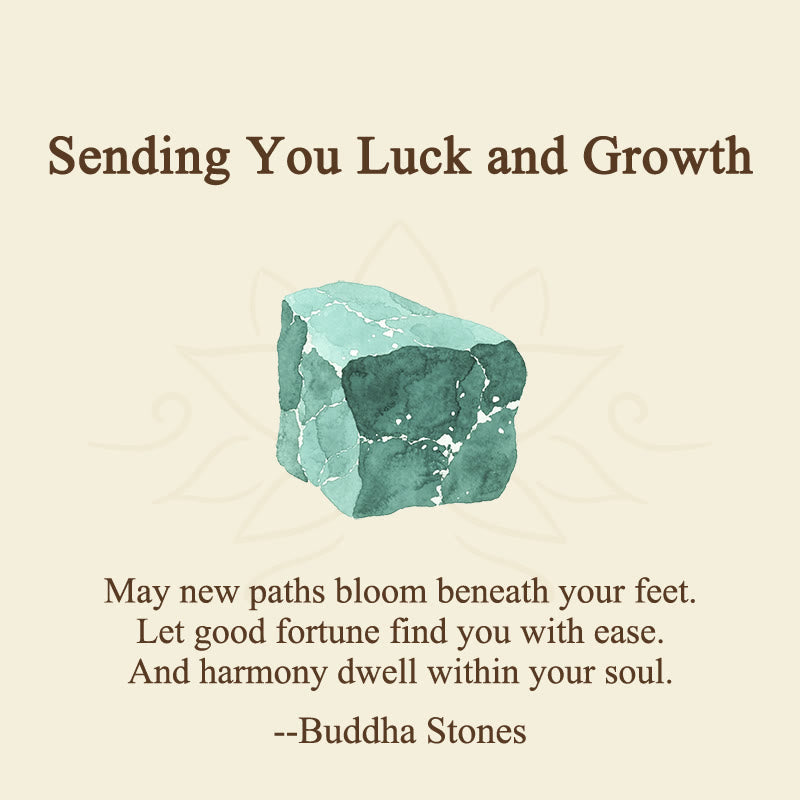 Buddha Stones "Sending You Luck and Growth" Cat Green Aventurine Necklace Includes Gift Message Card - image 2