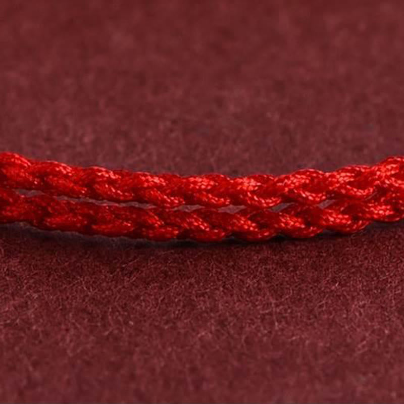 Buddha Stones Five Copper Coins Design Braided String Protection Bracelet Anklet - image 7