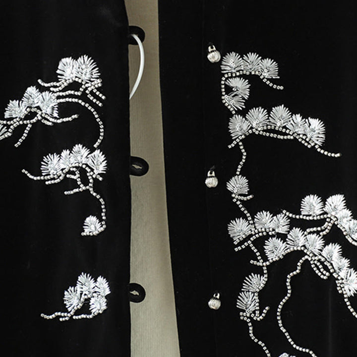 Buddha Stones White Flower Embroidery Pattern Women's Sleeveless Vest Waistcoat - image 7