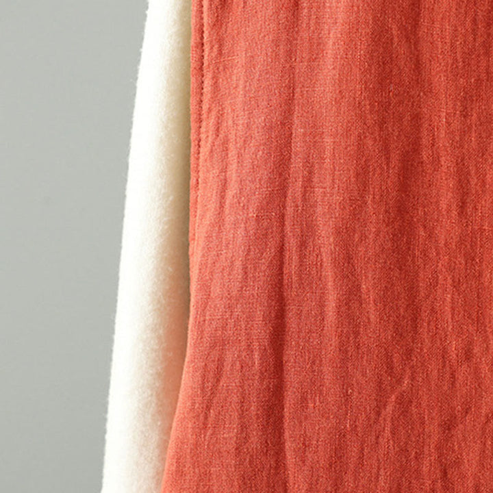 Buddha Stones Flower Pattern V-Neck Frog-Button Women's Sleeveless Vest Waistcoat - image 10