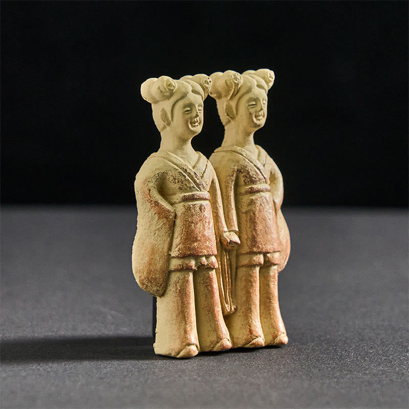 Buddha Stones FU Dogs Twins Buddha Square Ding Design Refrigerator Fridge Magnet Home Decoration - image 7