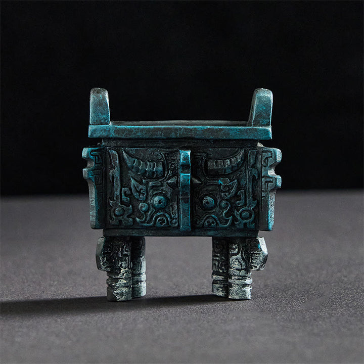 Buddha Stones FU Dogs Twins Buddha Square Ding Design Refrigerator Fridge Magnet Home Decoration - Square Ding 6*5*2.5 cm(With Back Magnetic) - image 17