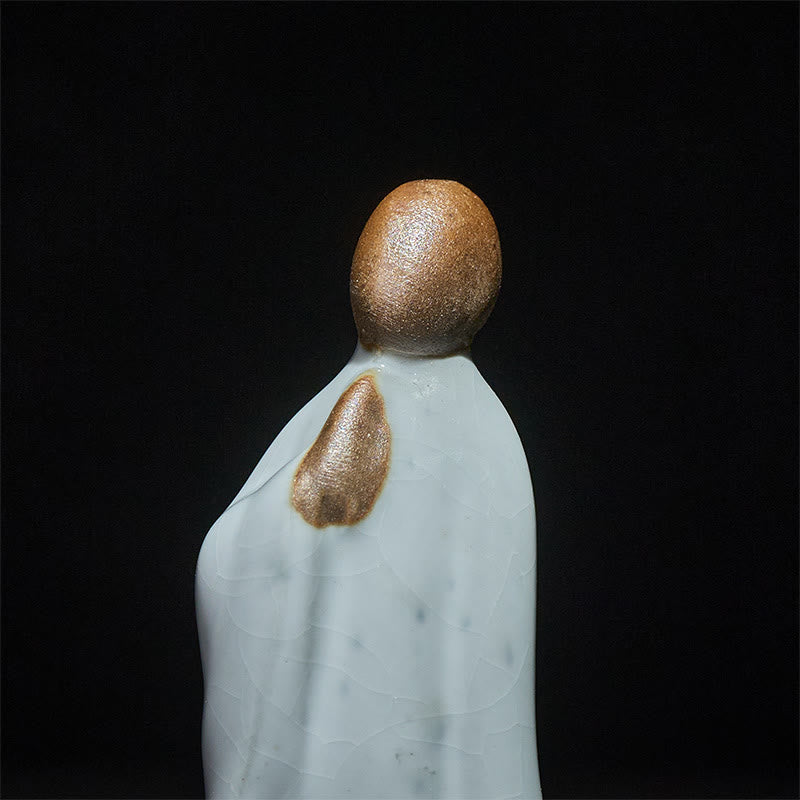 Buddha Stones Meditation Monk Ceramic Statue Serenity Home Decoration - image 24