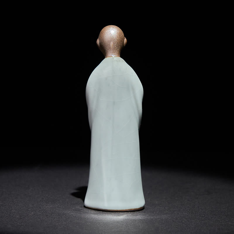 Buddha Stones Meditation Monk Ceramic Statue Serenity Home Decoration - image 10