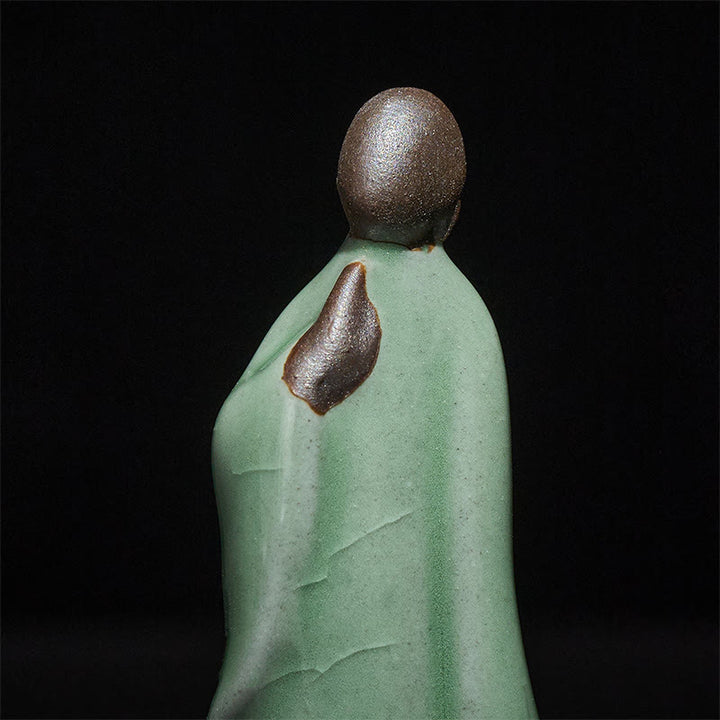 Buddha Stones Meditation Monk Ceramic Statue Serenity Home Decoration - image 48