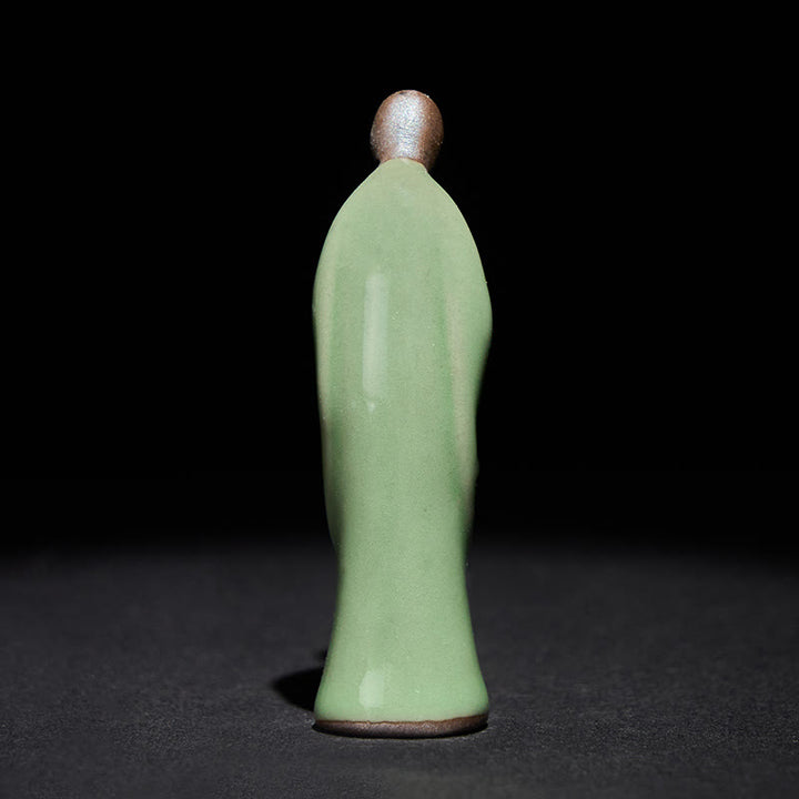 Buddha Stones Meditation Monk Ceramic Statue Serenity Home Decoration - image 27