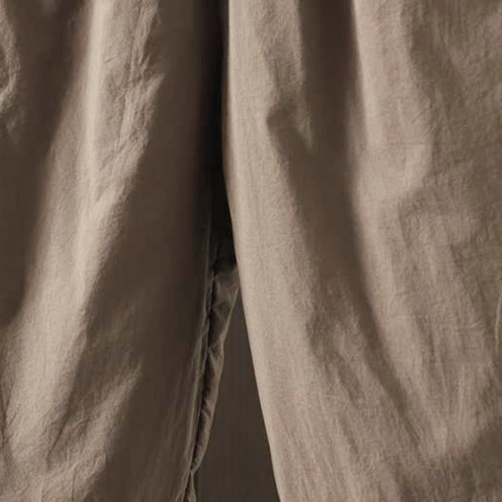 Buddha Stones Women's Winter Drawstring Fleece-Lined Thermal Harem Pants With Pockets - image 8