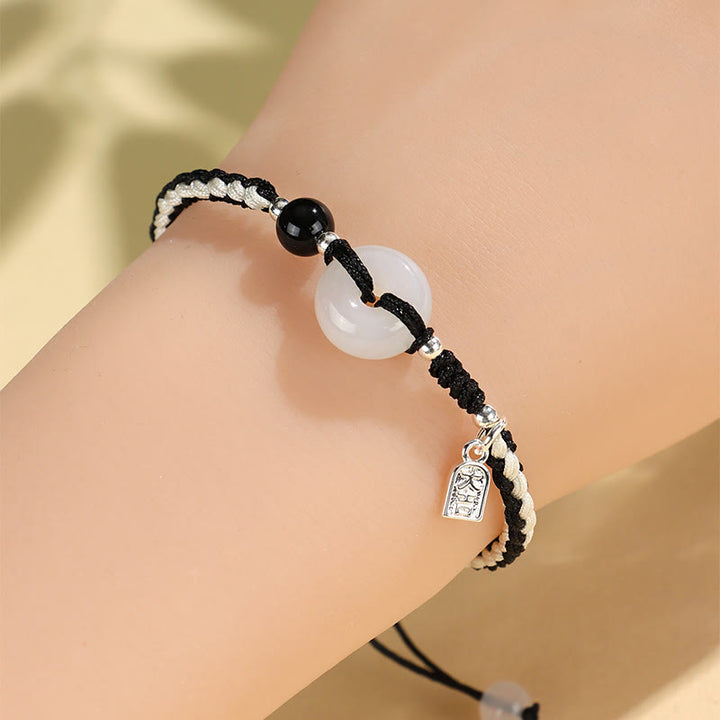 Buddha Stones Green Aventurine Agate Peace Buckle Luck Bracelet - image 14