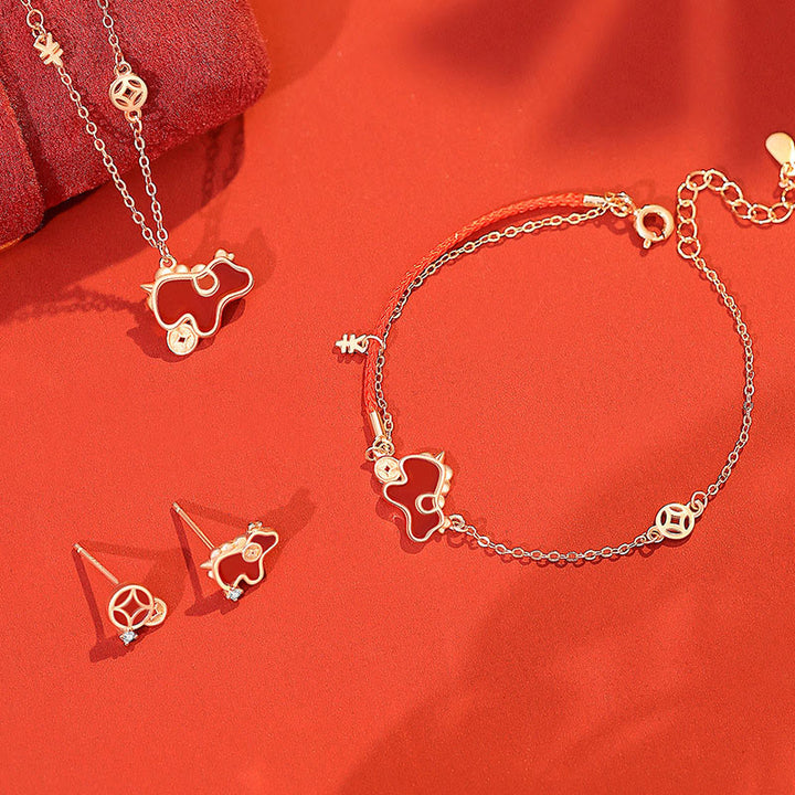 Buddha Stones 925 Sterling Silver Year Of The Horse Coin Charm Red Agate Blessing Necklace Pendant - image 21