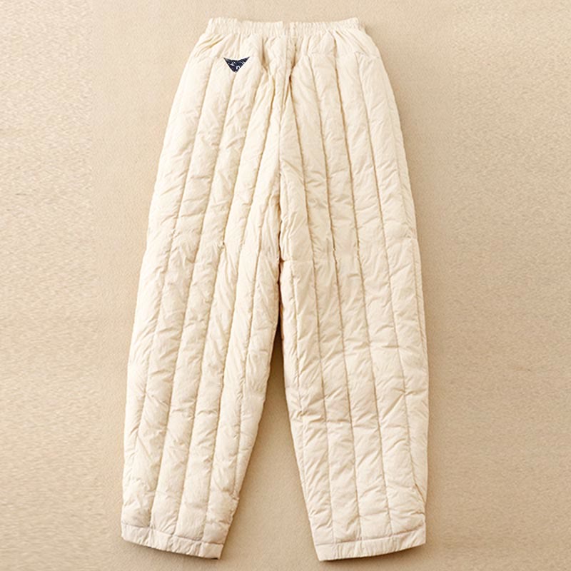 Buddha Stones Women's Winter Thermal Patchwork Pants With Pockets - image 1